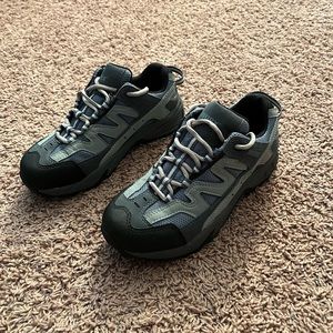 Worx by Red Wing Shoes | Worx Red Wing 5108 Carbide Athletic Safety Toe Work Shoes Womens Size 6.5 W | Color: Black/Blue | Size: 6.5 | Iyamironmann's